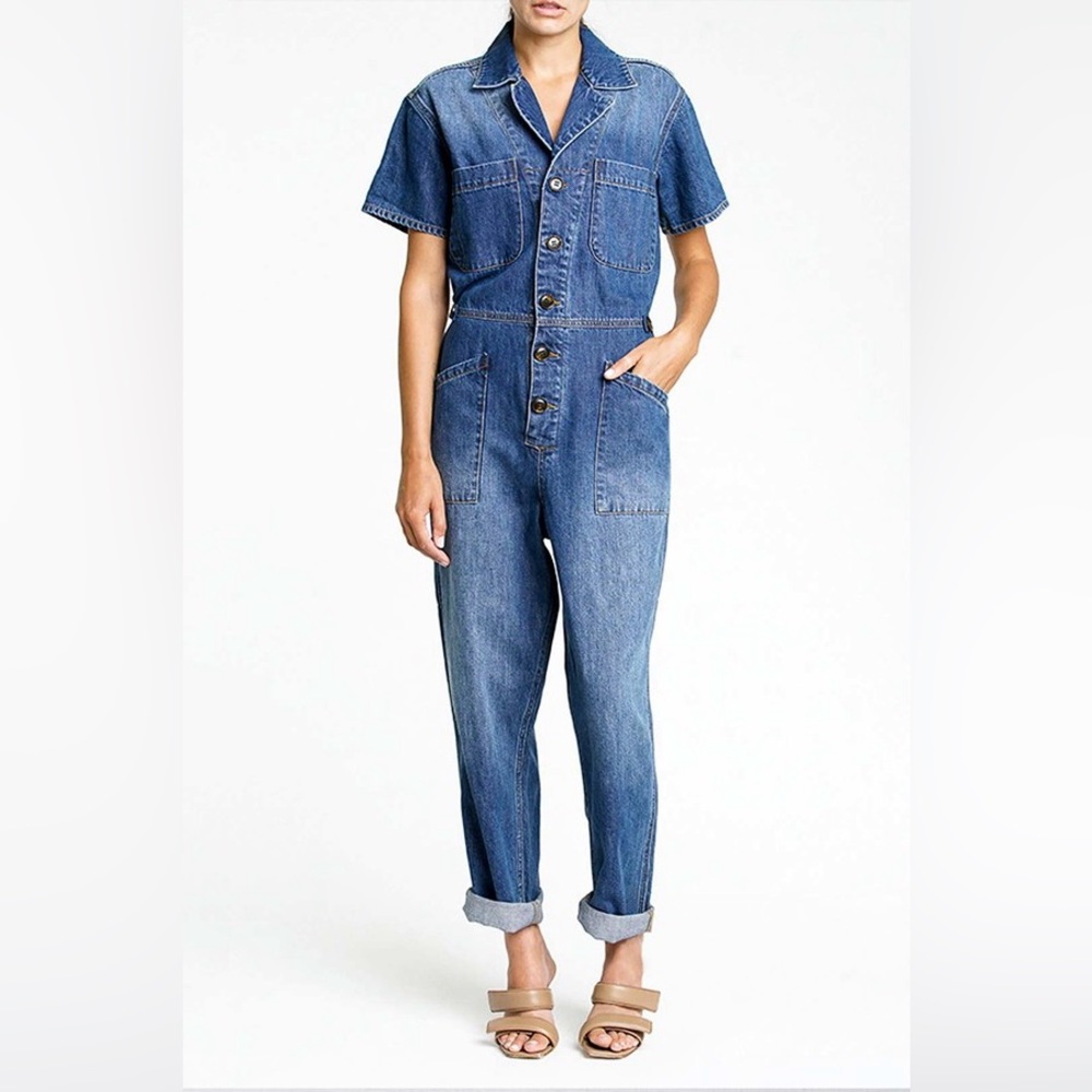 Pistola Grover Denim Jumpsuit NWT